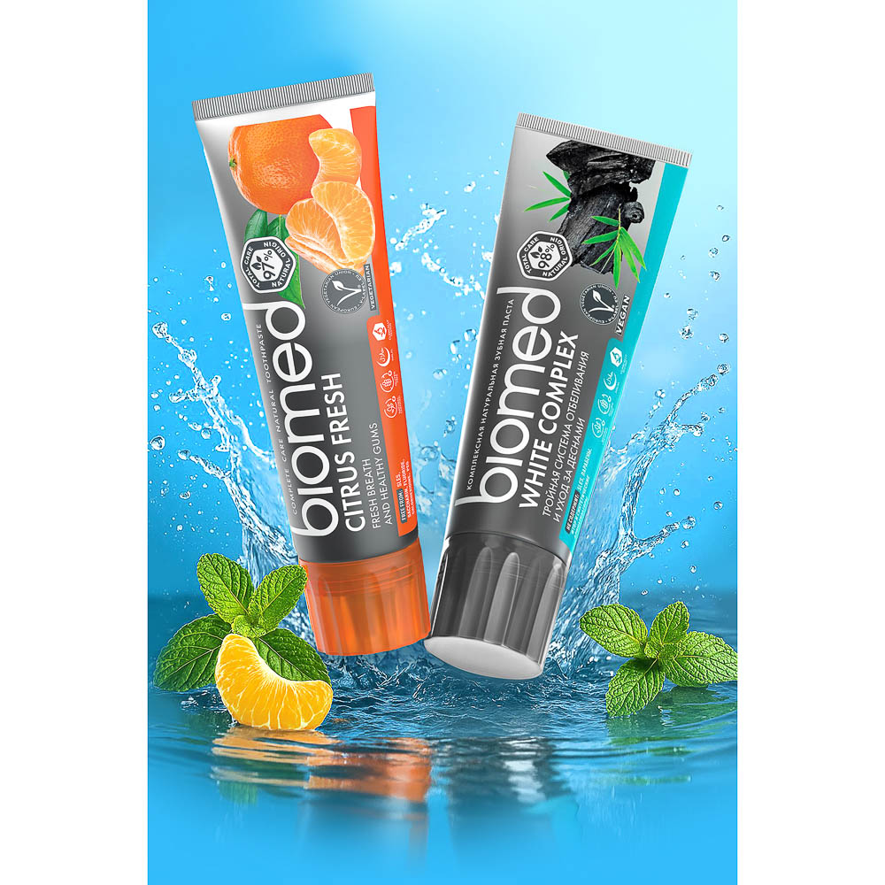 Зубная паста Биомед Вайт комплекс/Витафреш, 80г - #5