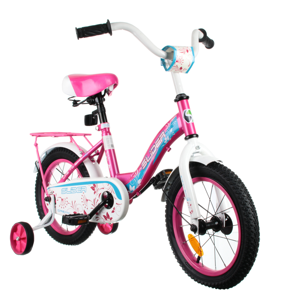 Велосипед детский двухколесный Slider Dream 14", розовый - #1
