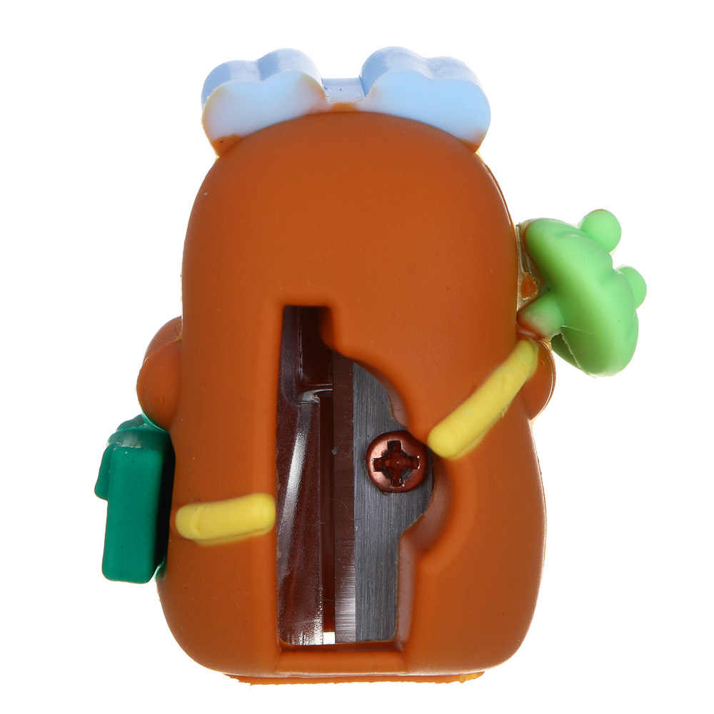 Точилка фигурная "Капибара", 3,7х2,7х2,5см, 1 отверстие, PVC, 2 дизайна - #3