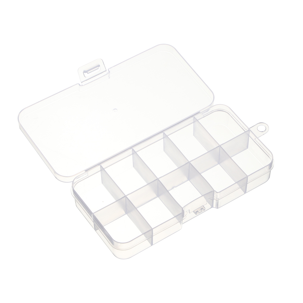 Контейнер для бисера 10 отделений, 12,7x6,5x2,3см, пластик - #2