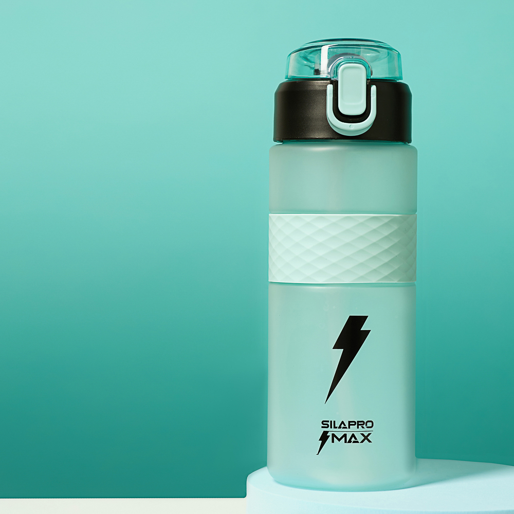 SILAPRO MAX Бутылка спортивная с замком, EGGSHELL BLUE, 700мл, PC - #9