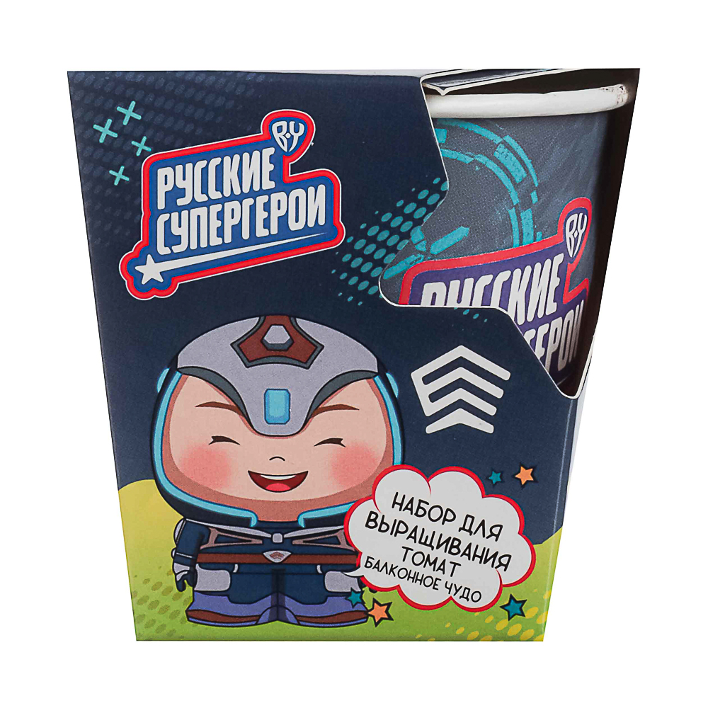 BY Русские Супергерои ЕРМАК Томат Балконное чудо (стаканчик+торф табл+семена) - #5