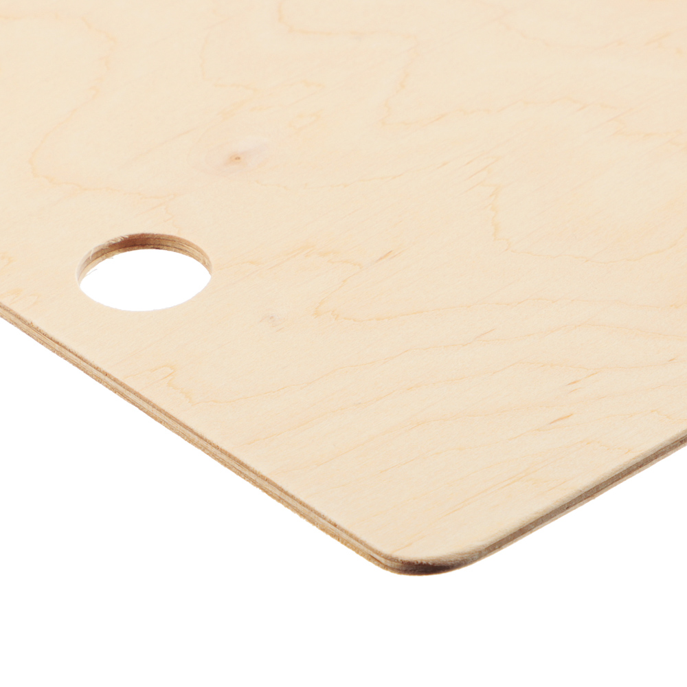 Доска разделочная 25x15x0,3см, фанера - #3