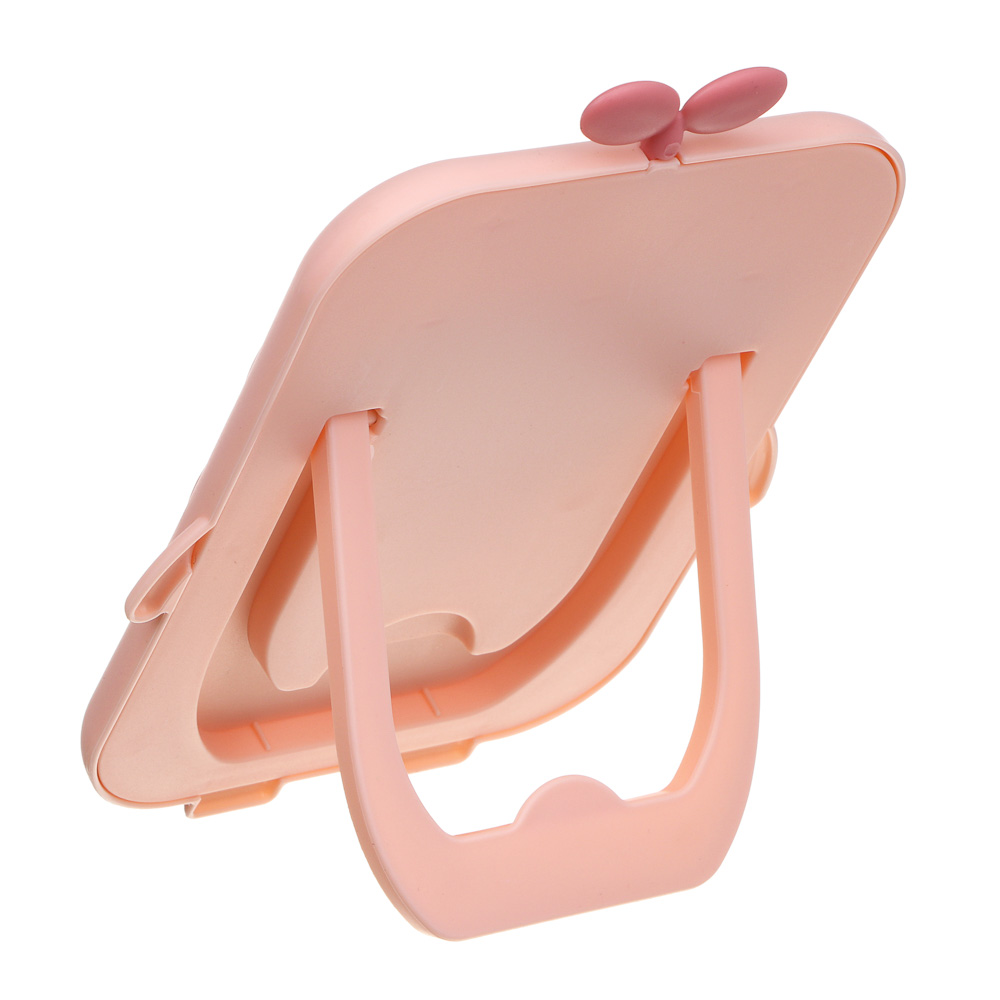 ЮНИLOOK Зеркало настольное в милой рамке пластик, стекло, 16х13,5см, 3 цвета - #4