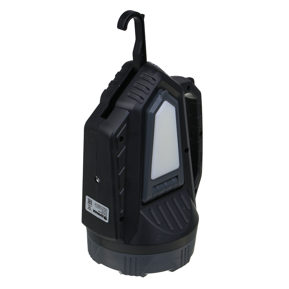 ЕРМАК Фонарь прожектор,LED,5 режимов,пластик,2400мАч,боков.фонари, красный свет, солн.батарея,Туре-С - #8