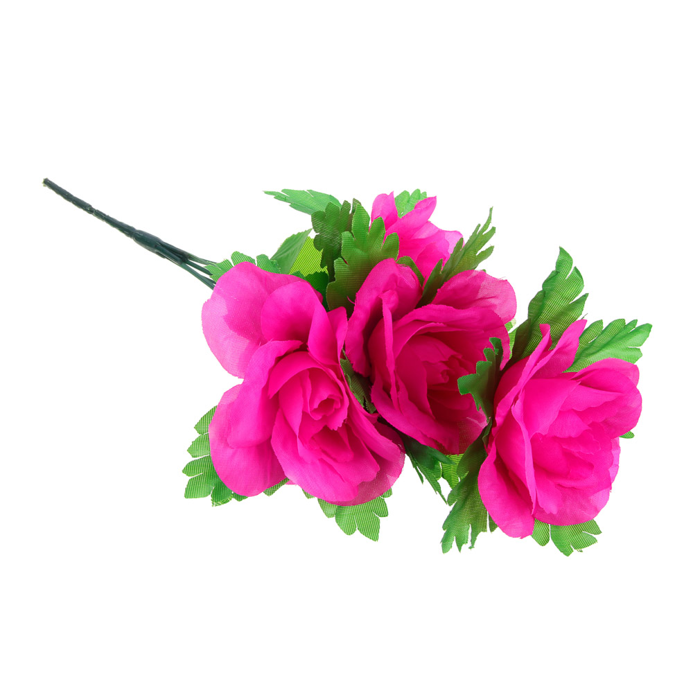LADECOR Букет искусственных цветов в виде роз, 30-35 см, 6 цветов - #2
