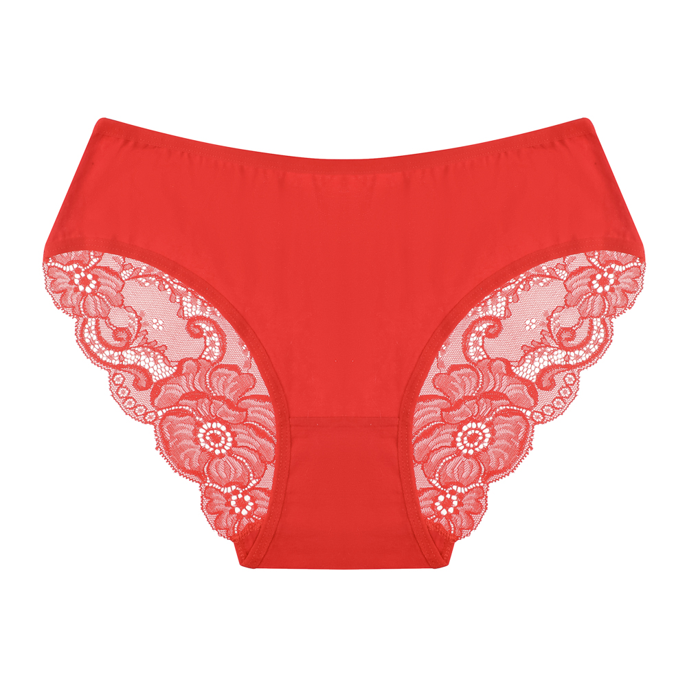 Трусы женские с кружевом, р.48-50, 95% хлопок, 5% спандекс, Cotton #9922 - #12
