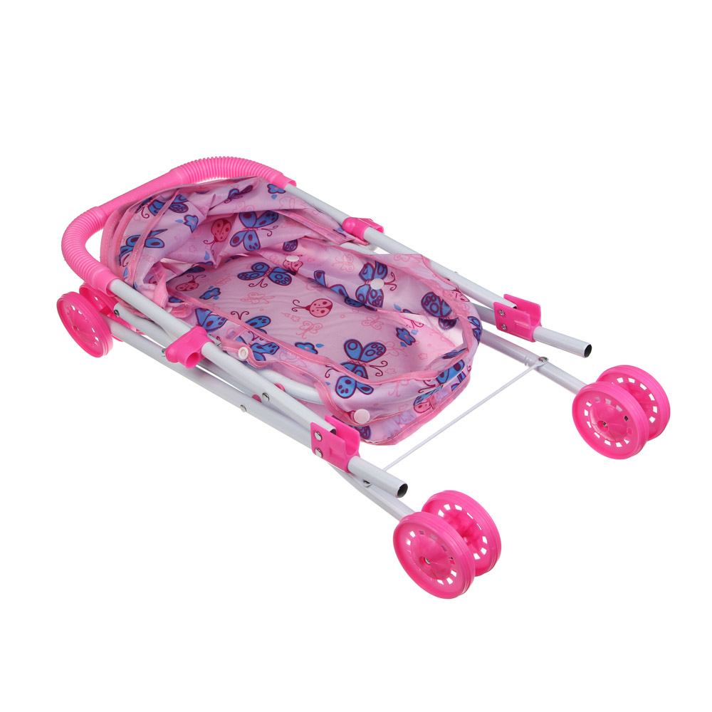 ИГРОЛЕНД Коляска люлька складная, ABS, сталь, полиэстер, 28х54х48см - #5