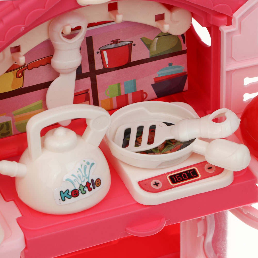 Мебель для кукол, кухня с акс., ABS, PP, тм ИГРОЛЕНД - #6