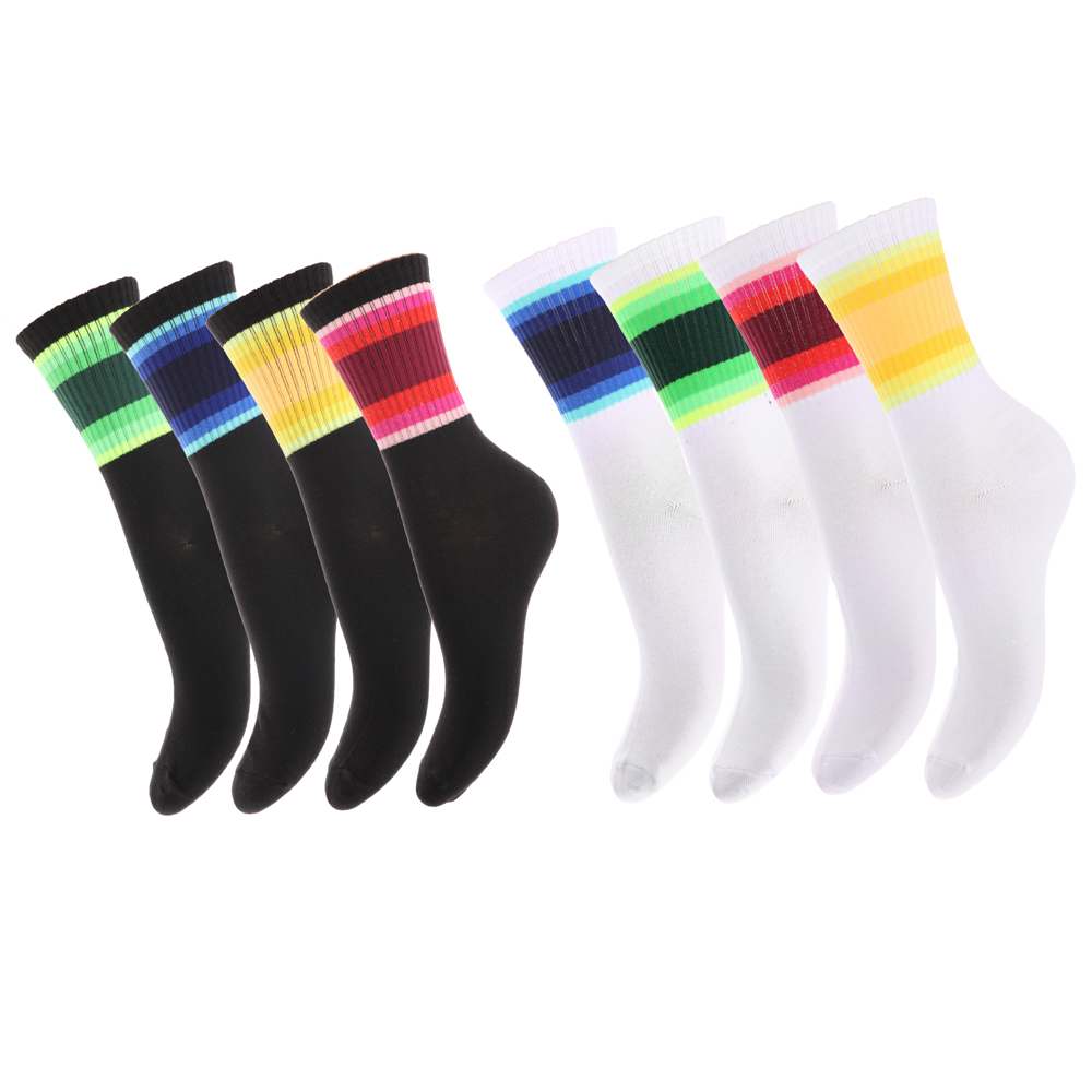 GALANTE Носки женские, р.23-25, 85% хлопок, 10% полиэстер, 5% спандекс, разноцветные, НВ22-22 - #1