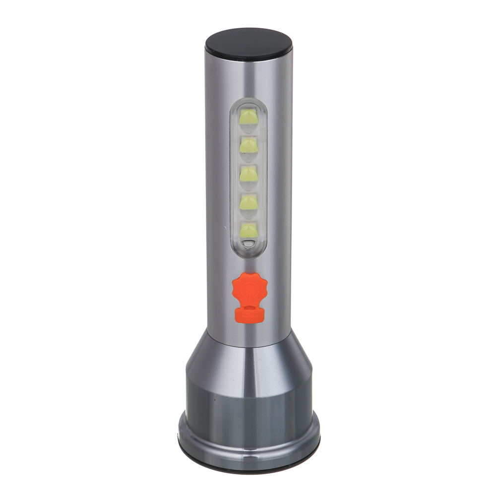 ЕРМАК Фонарь рабочий, LED СОВ, 4 режима, 1200мАч, зарядка Type-C, алюминий, пластик, 143х49х29 мм - #2