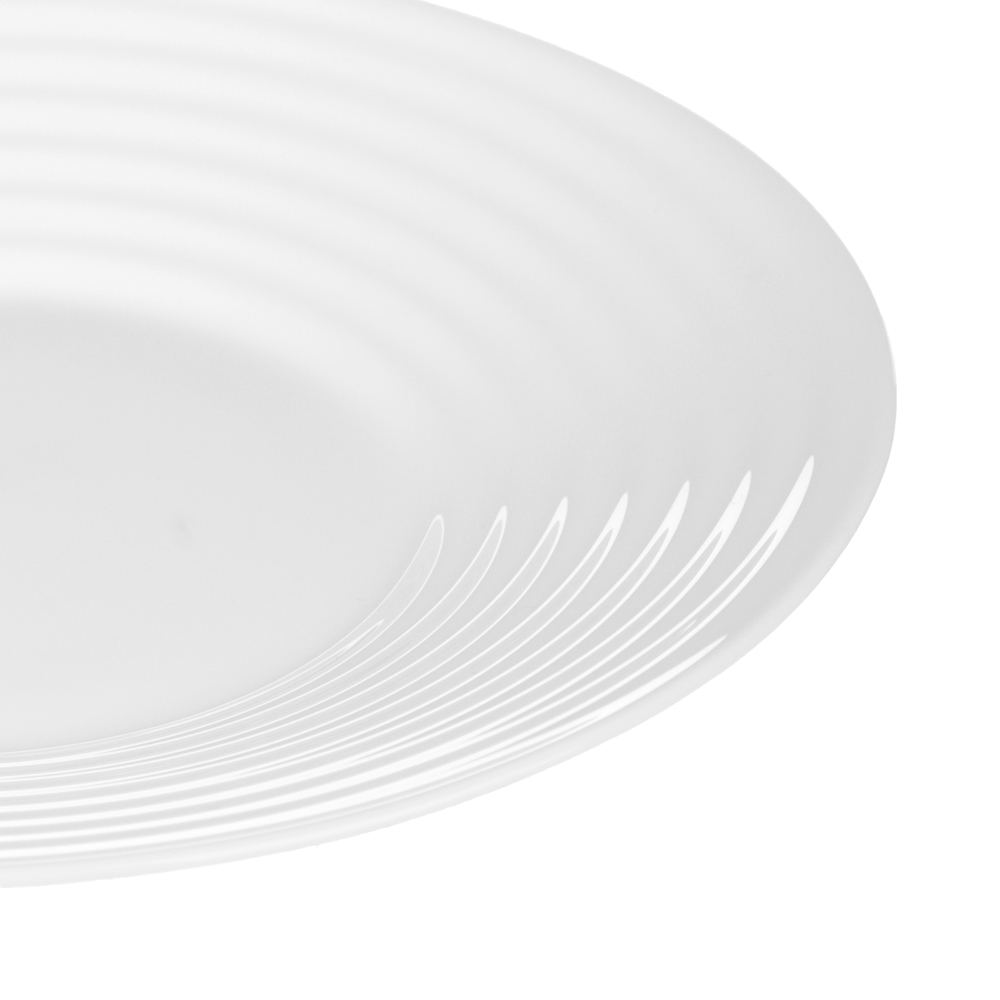 MILLIMI Бароло Тарелка закусочная 19см белая опаловое стекло - #3