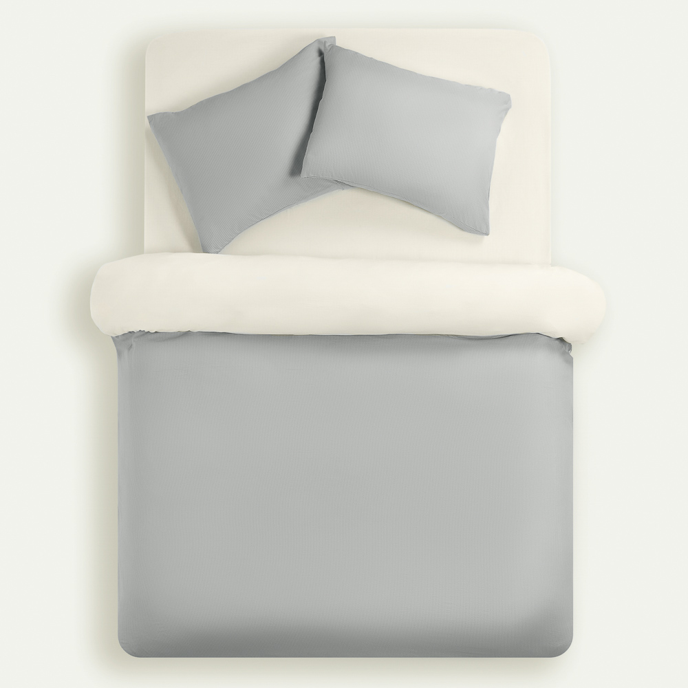 PROVANCE Фрэя Комплект постельного белья 2 (4 предмета), микросатин, серый - #3