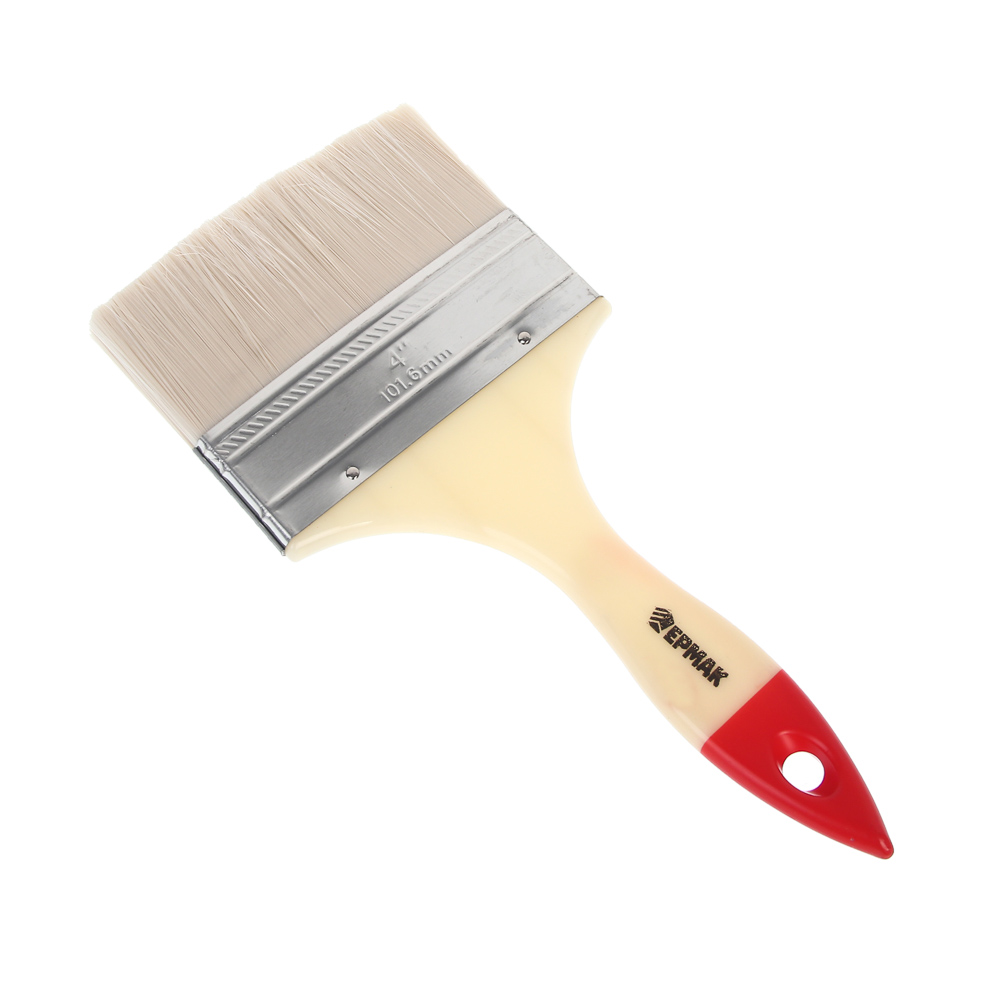 ЕРМАК Набор 4х малярных флейцевых кистей смешанный ворс: 25/50/70/100мм - #2