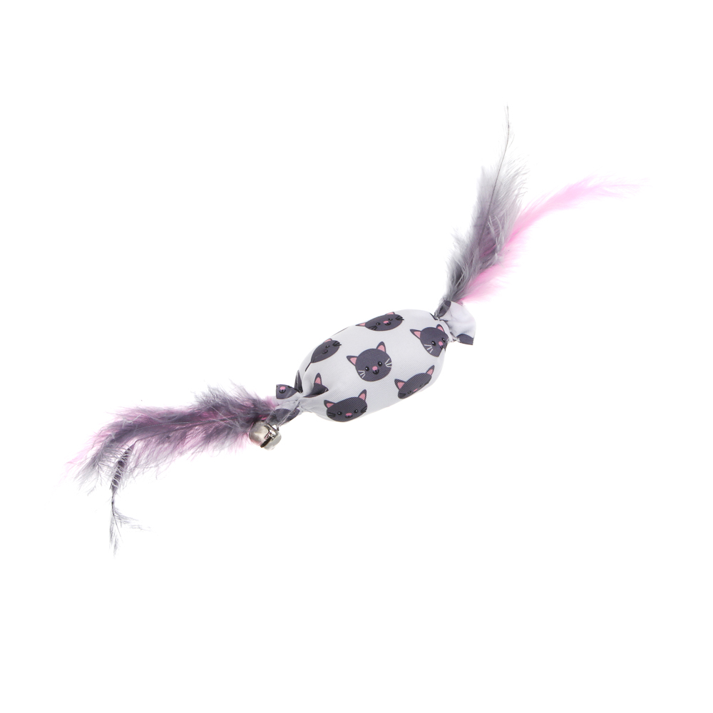 VETTA Игрушка для домашних животных, ПЭ, перья, 5,5х2,5 см - #3