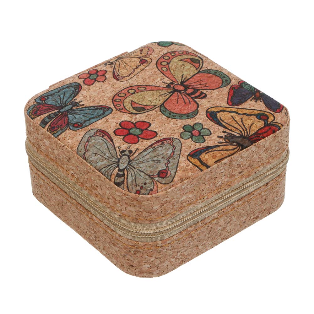 Шкатулка для украшений, 9,5x9,5x5 см, ПВХ, 4 дизайна - #2