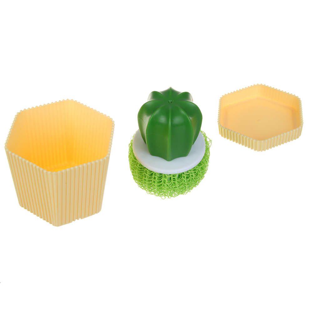 VETTA Щетка-кактус, полипропилен, пластик 8,5х10 см - #3