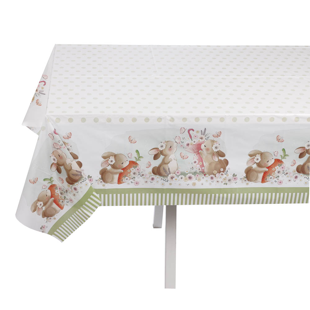 Скатерть Милые кролики, 120x180 см, 2 дизайна - #4
