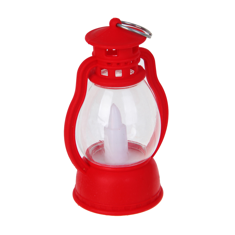 СНОУ БУМ Светильник декоративный LED в виде фонаря, 5,5x4,5х9см, PP, 3хAG10, 1 режим, 2 дизайна - #2