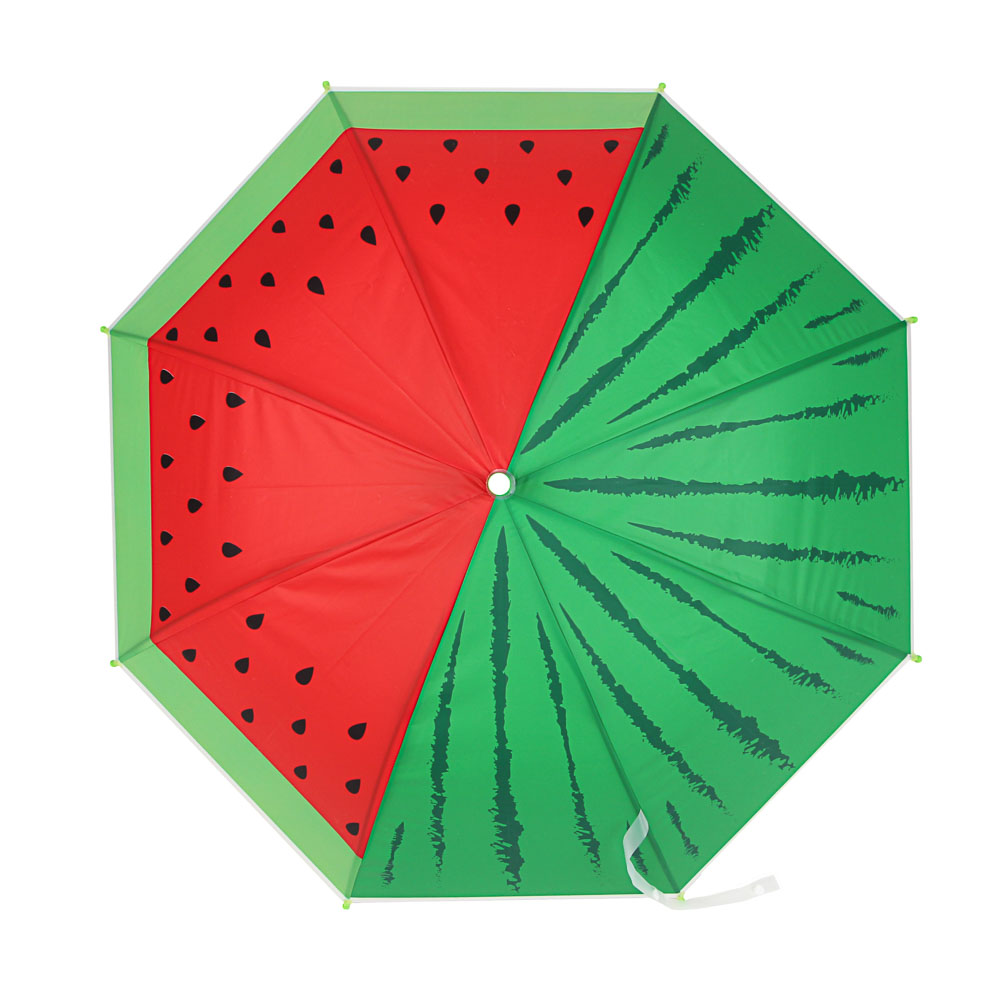 Зонт-трость детский, сплав, пластик, ПВХ,  длина 47см, 8 спиц, 6 дизайнов,10598-7 - #4
