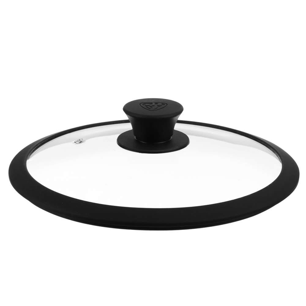 SATOSHI Крышка стекло/силикон с ручкой, 22см - #1