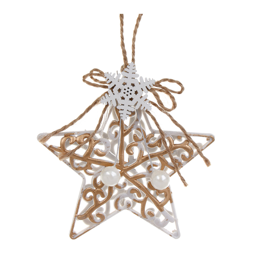 СНОУ БУМ Звезда, 9,5см, пластик, 26-631 - #1