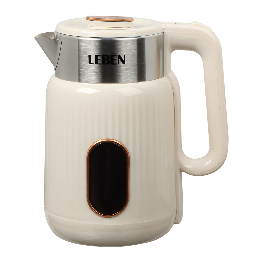 LEBEN Чайник электрический 2л, 1500Вт, пластик - #4