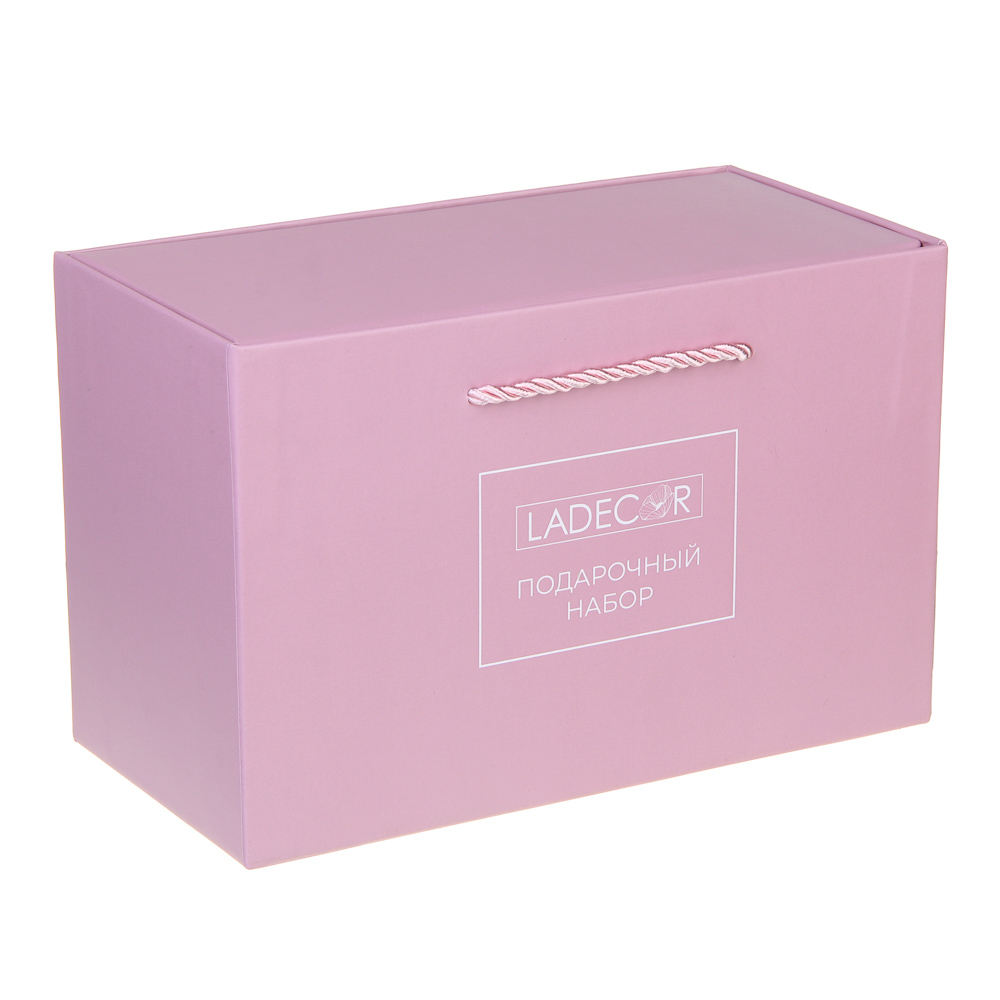 LADECOR Набор подарочный 2в1: салфетка для уборки 30х75см, стакан 400мл, полистирол,ПЭТ,ПУ,полиэстер - #3