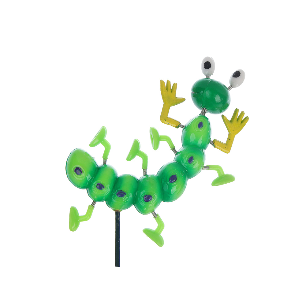 Фигурка на стержне "Гусеница" тм INBLOOM, 12х7х60см, пластик, металл - #2