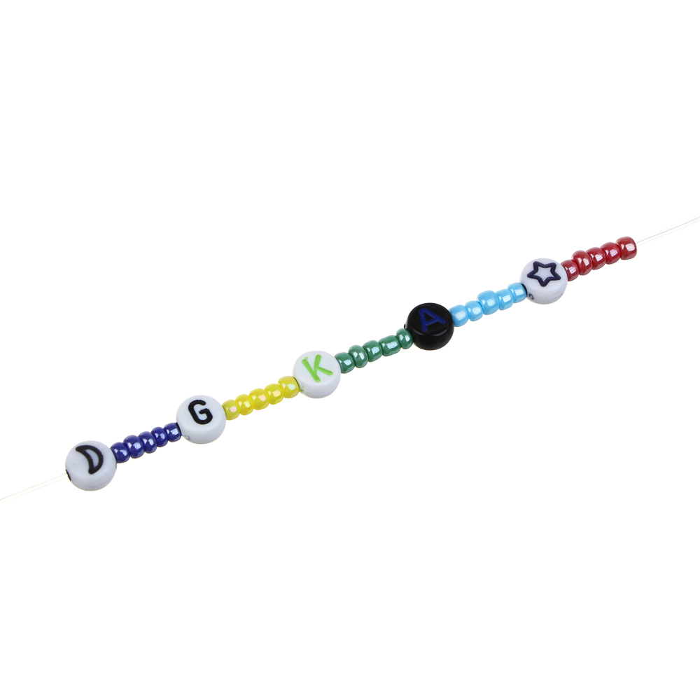 Набор для бисероплетения 10 отделений, пластик, стекло+нить, 6 дизайнов - #6