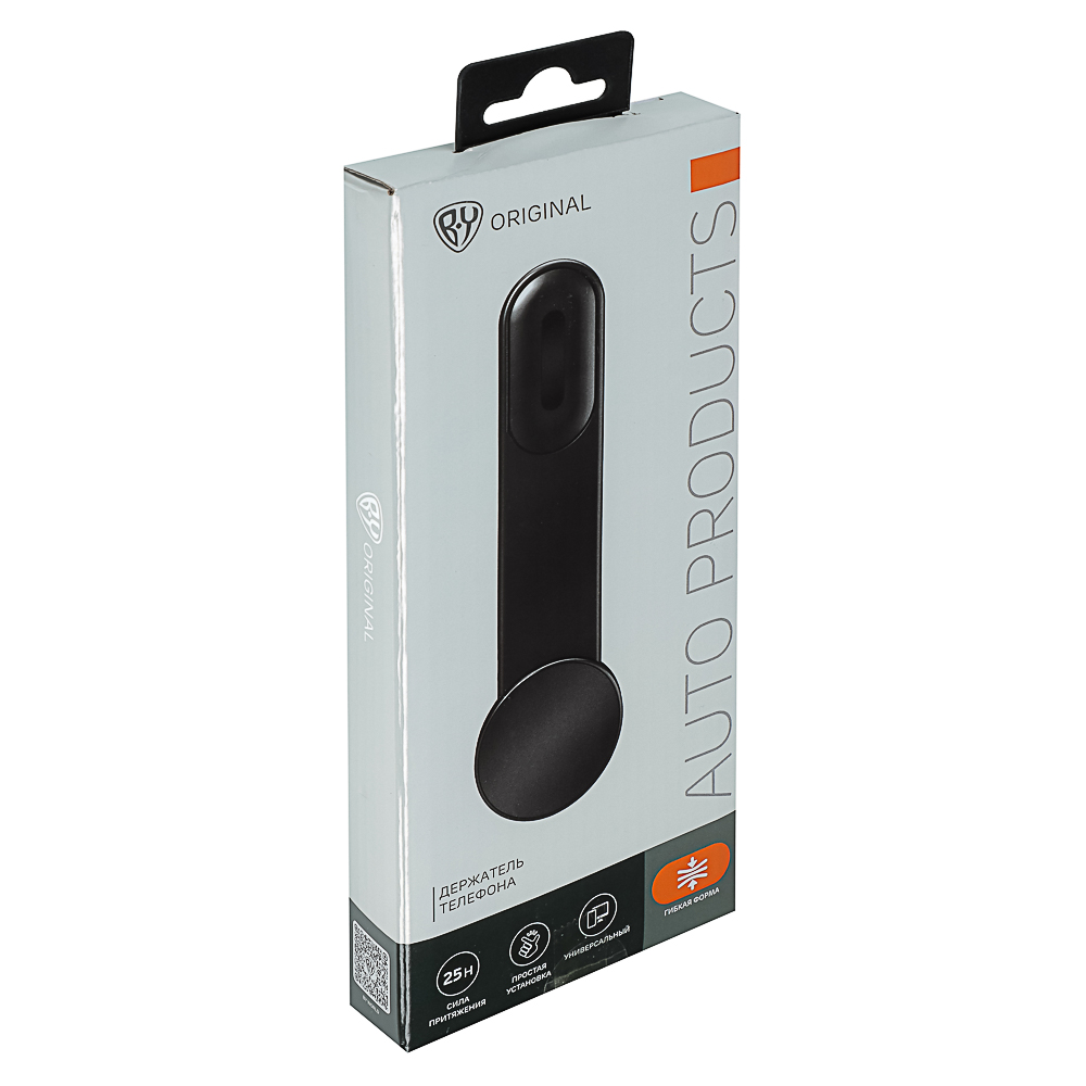 BY Держатель телефона магнитный на панель, гибкая форма, черный - #6