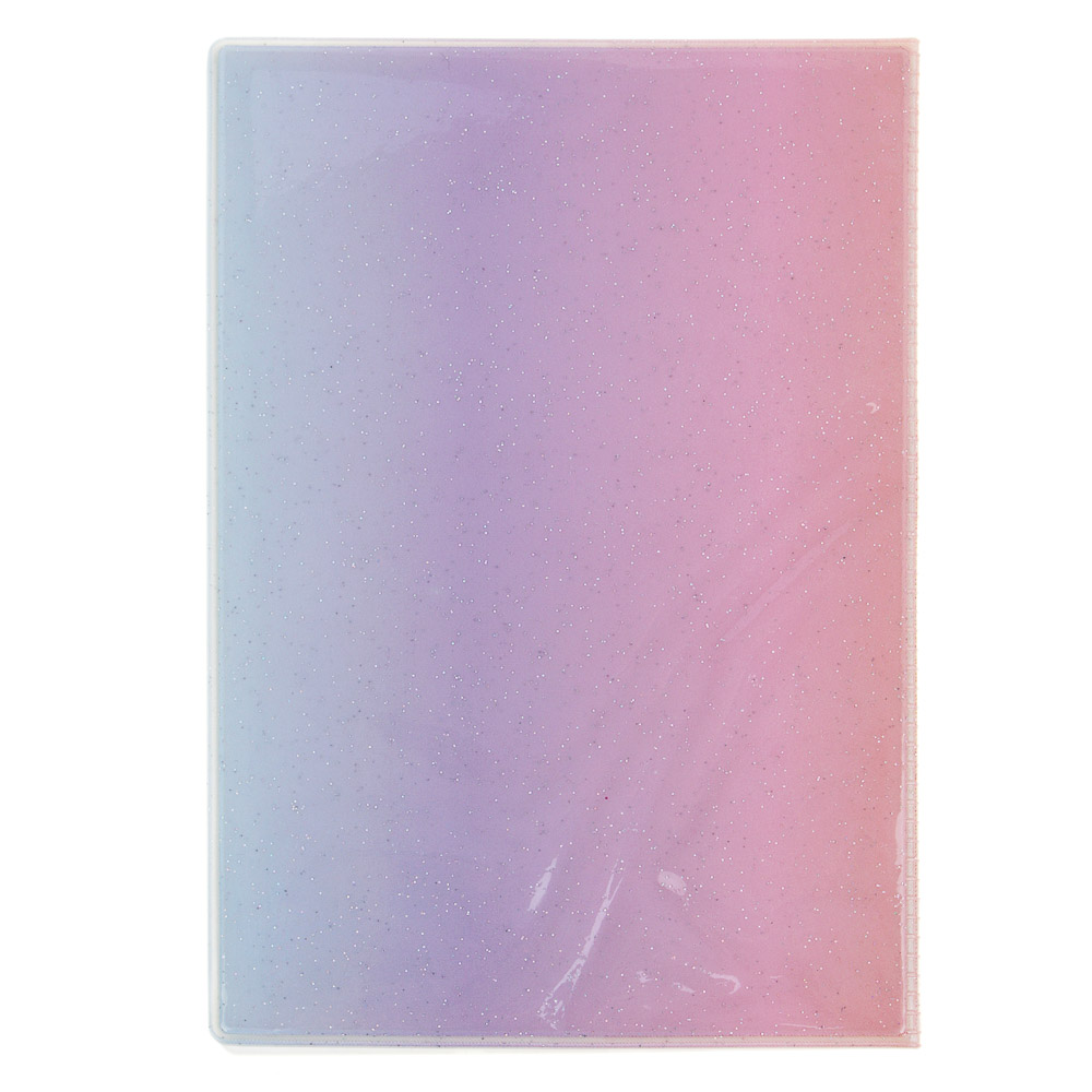 Обложка на паспорт тм ЮL с блестками, ПВХ, 13,6х9,5см, 6 дизайнов - #4