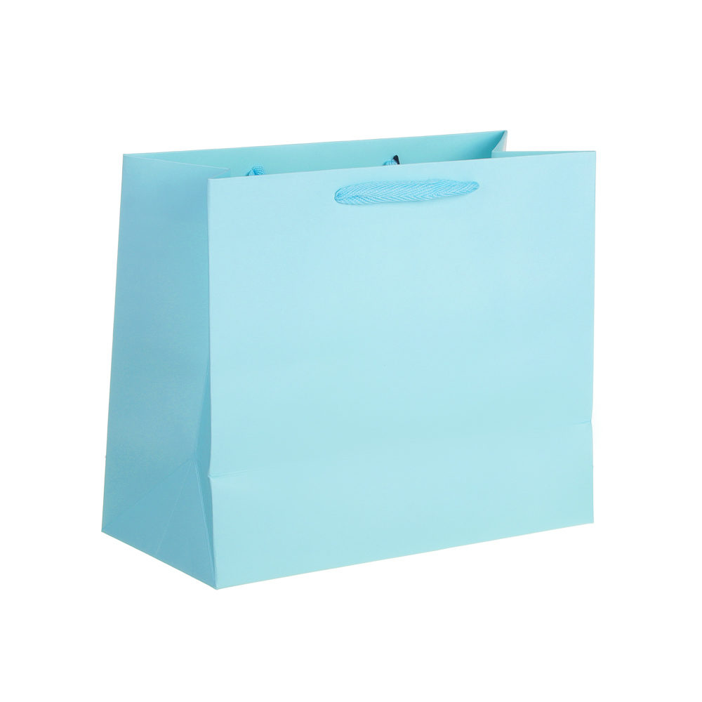 LADECOR Пакет подарочный, высококачественная бумага, с ПВХ окном, 24x20x11 см, 6цветов - #3