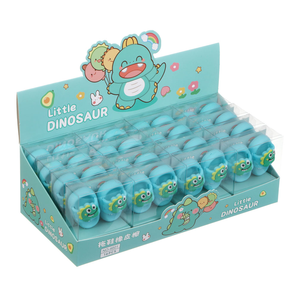 Ластик "Тапки", 4,5х2,5см, ТПР, в пластиковом боксе, шоу-бокс - #7