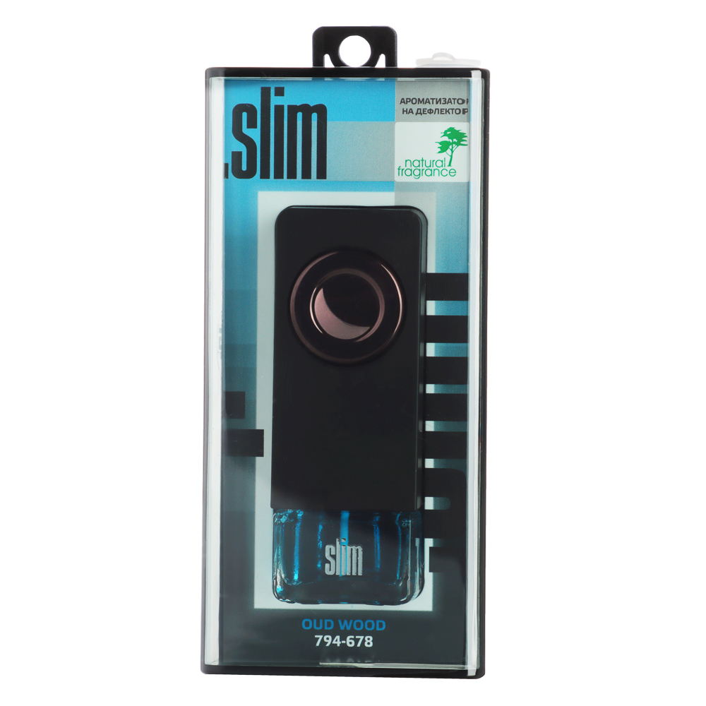 NEW GALAXY Ароматизатор на дефлектор Slim, 8мл, oud wood - #7