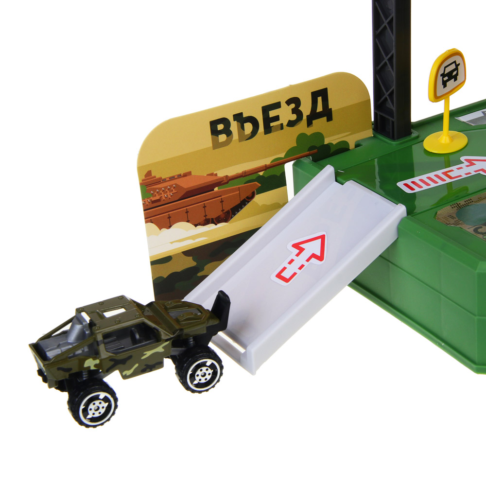 ИГРОЛЕНД Парковка в кейсе, ABS, 16,5x8x20,5 см, 2 дизайна - #13