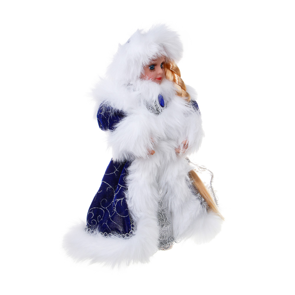 СНОУ БУМ Снегурочка 32 см, синий, PVC, полиэстер - #2