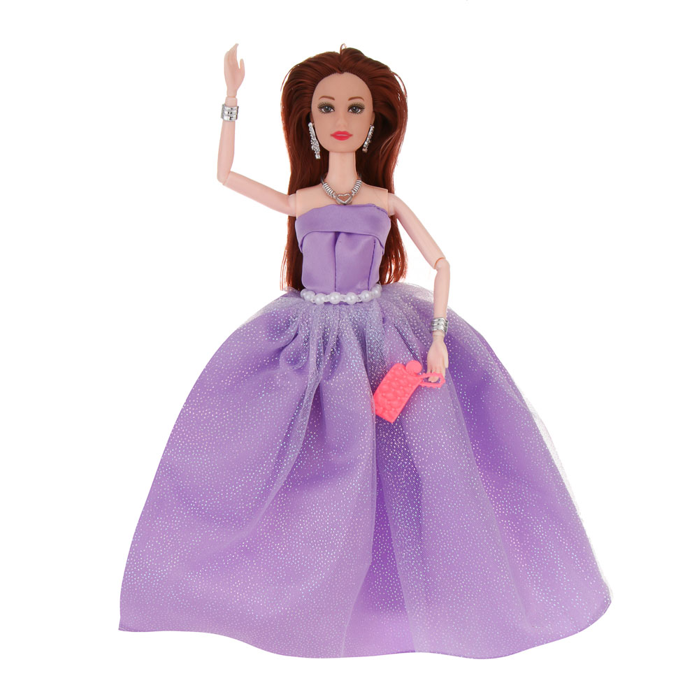 Кукла шарнирная в пышном платье, 29 см, пластик, PVC, тм ИГРОЛЕНД - #4