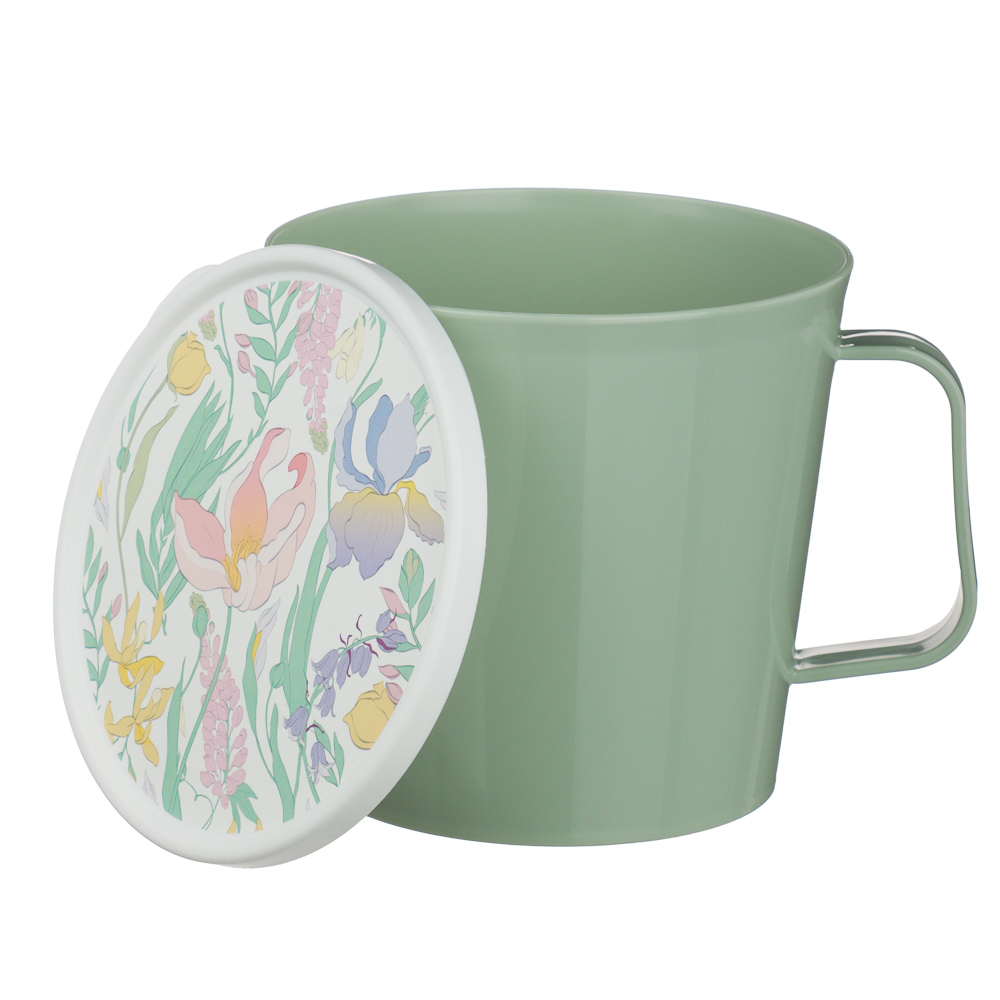 Ботаника Кружка с крышкой 750мл, пластик, 3 цвета - #6