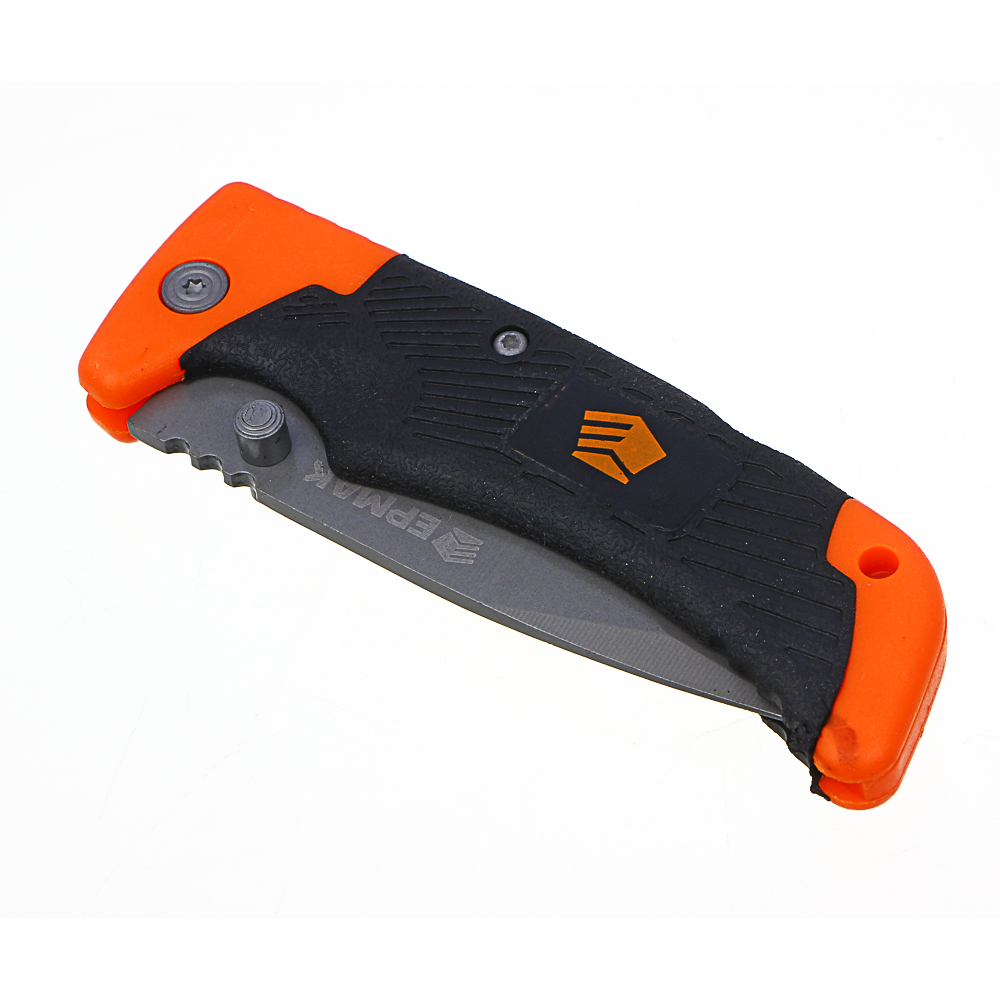 ЕРМАК Нож туристический складной 19,0(8,5х0,25)см ручка двухкомпонентная - #5