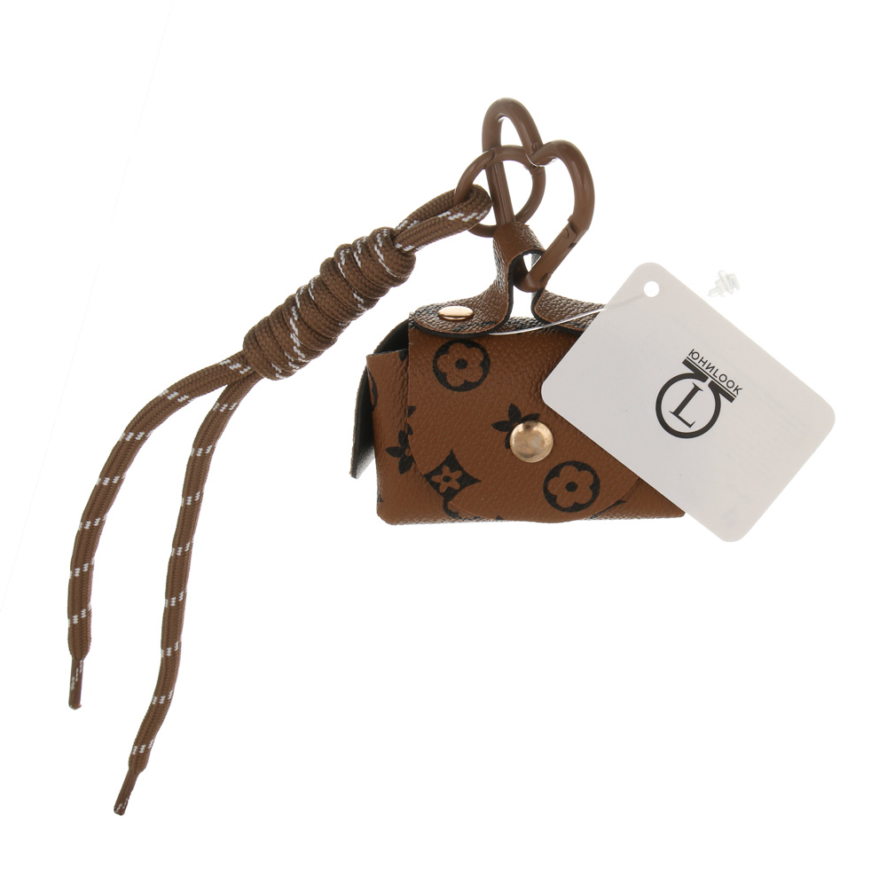 Подвеска паракорд с мини сумочкой на брелоке тм ЮL, ПУ, нейлон, пластик, 7х5,5х3,5 см, 3 цвета, арт. - #7