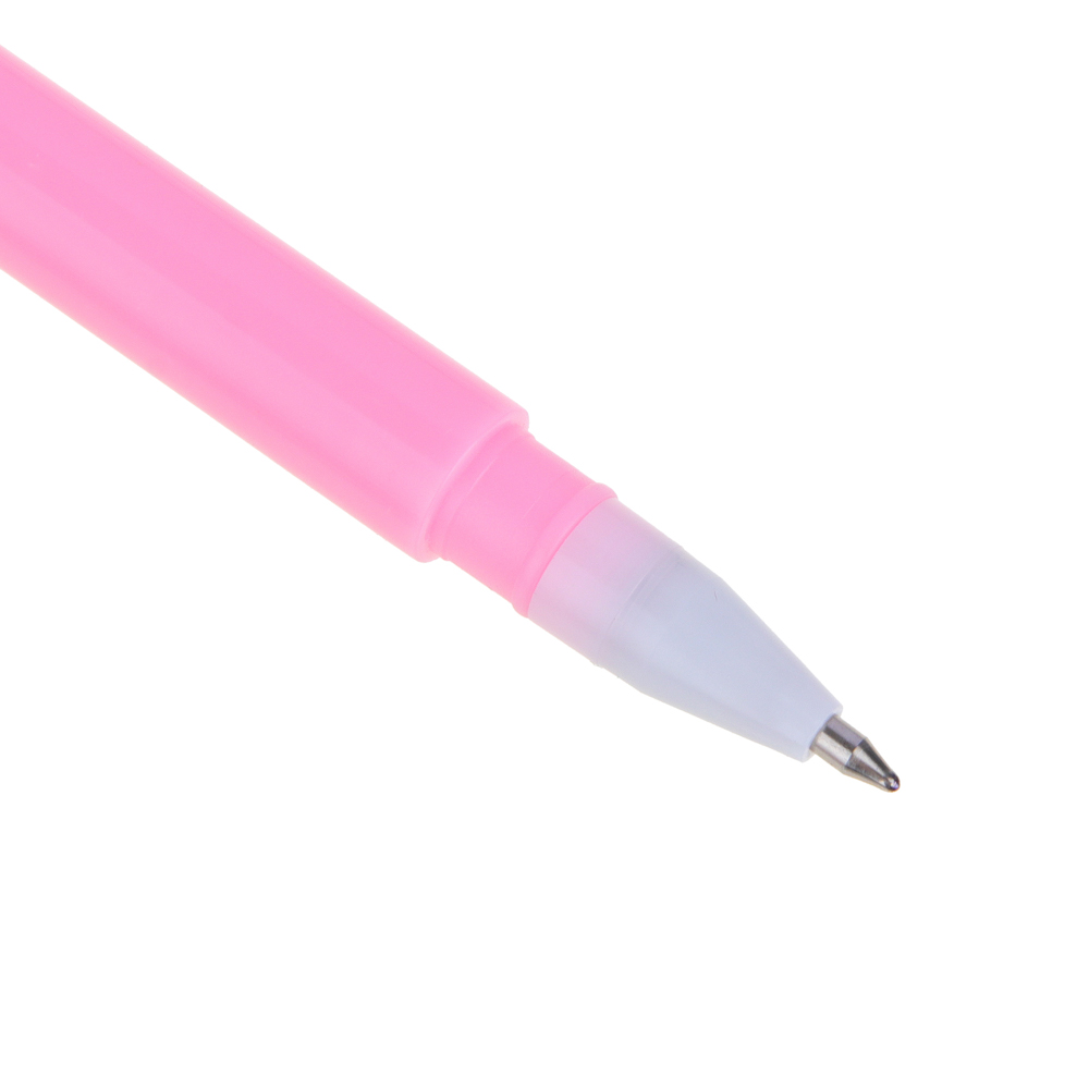 Ручка шариковая синяя, наконечник в форме единорога, подсветка, корпус 18,3 см, 4 дизайна - #4