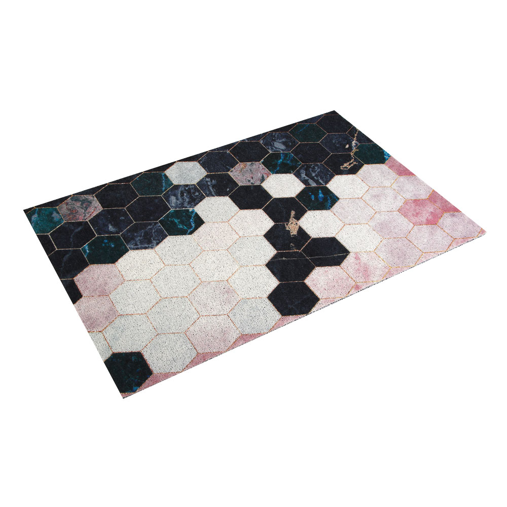 Коврик вырезной тм VETTA Соты, 80х120см, 2 дизайна - #3