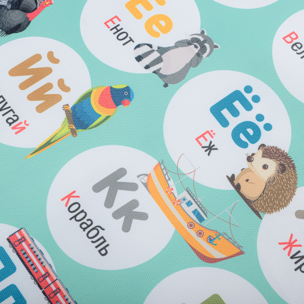 ЕРМАК Защита спинки сидения, оксфорд, 62х45см, "Алфавит" - #2