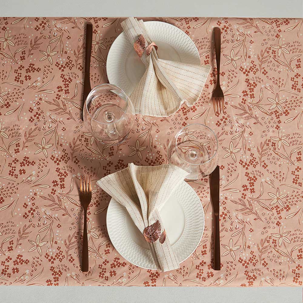 PROVANCE Карамель Скатерть текстильная 110х140см с водоотталкивающей пропиткой, цветы - #8