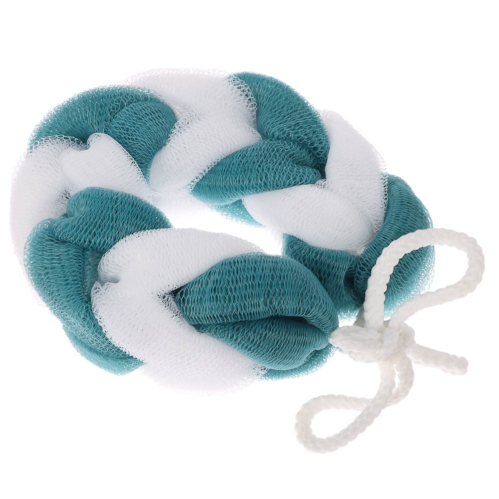 Мочалка косичка тм ЮL банная, полиэтилен, 70гр, 4-6 цветов - #19