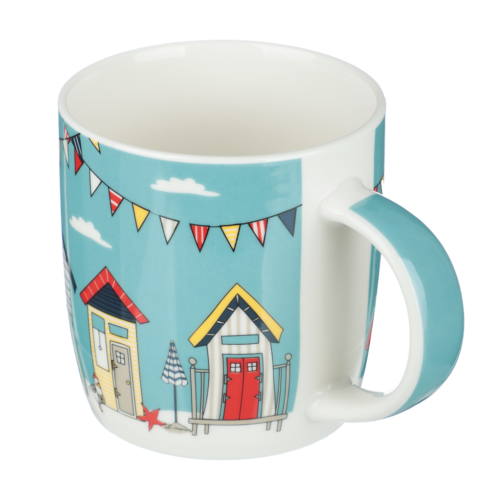 Кружка Ярмарка тм MILLIMI, 365мл, 4 дизайна, фарфор - #3