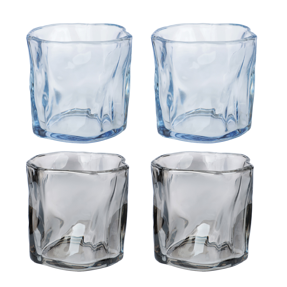 Набор стаканов тм MILLIMI Мята, 180мл, стекло, 4 шт - #1