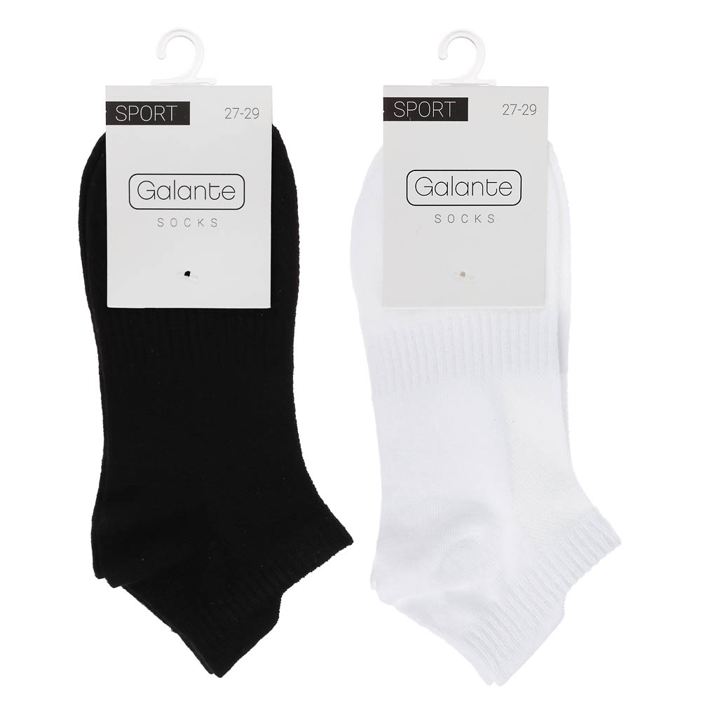 GALANTE Носки спортивные, р.27-29, 80% хлопок, 15% полиэстер, 5% спандекс, цвета в ас-те, #36 - #6