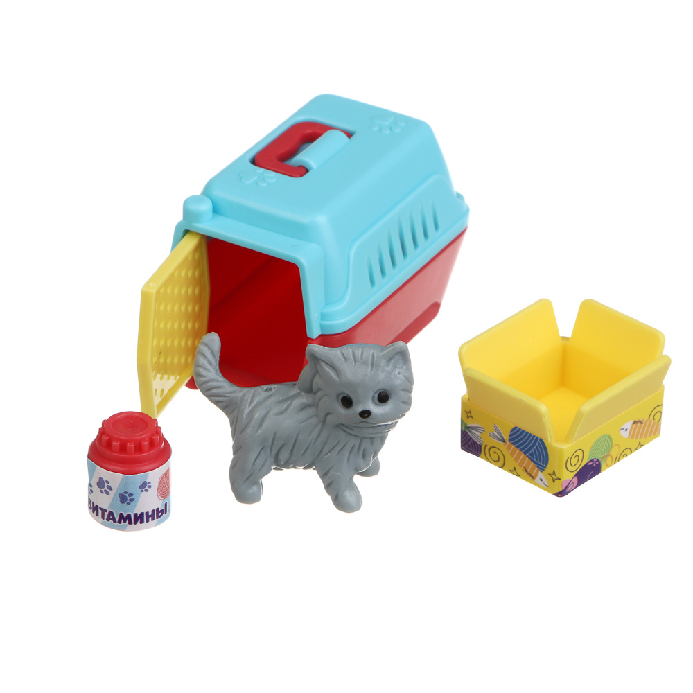 ИГРОЛЕНД Питомец с акс., 4 пр., PVC, ABS, 6,5х6,5х11см, 6 видов - #7